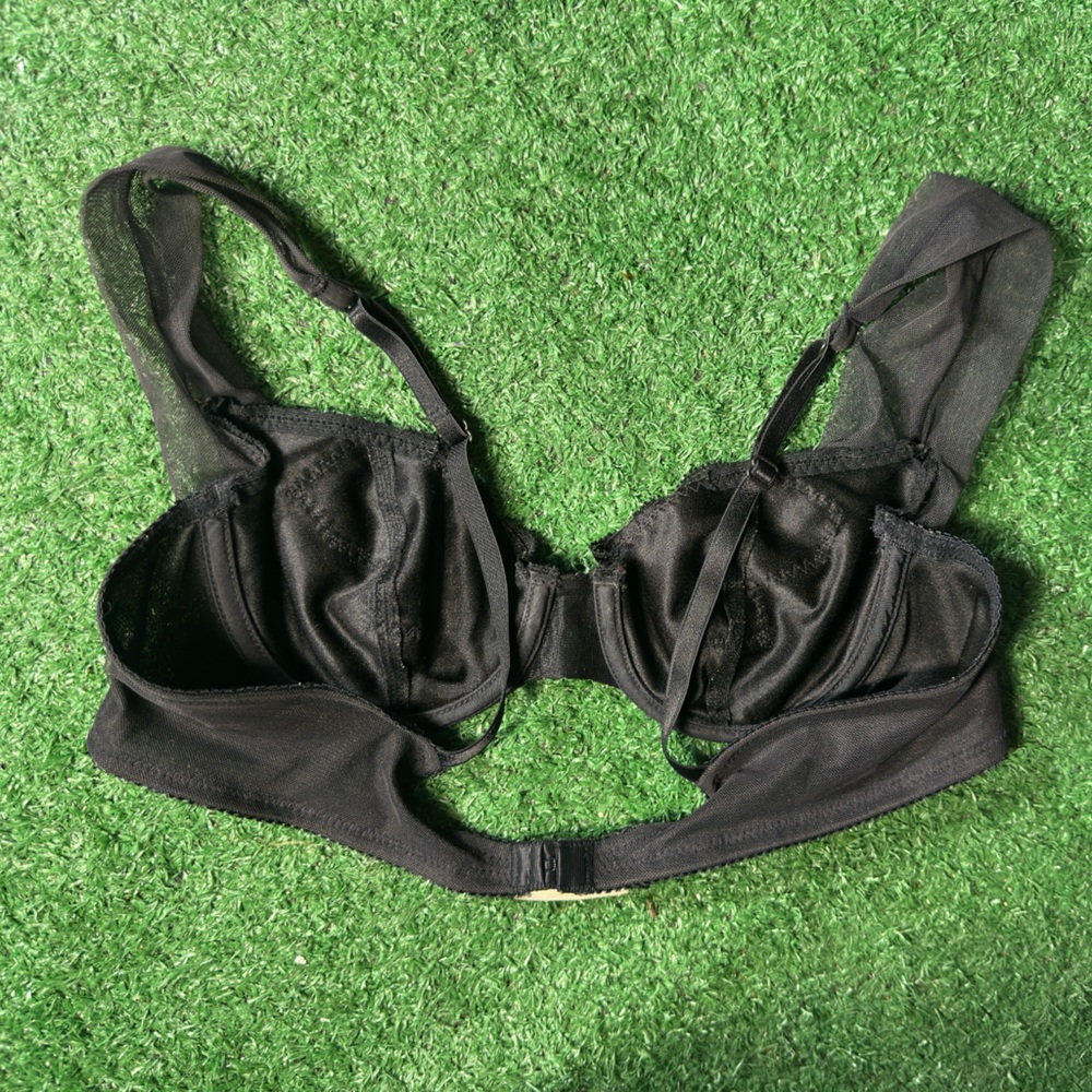 Victoria's Secret Black Vintage Bra Gold Label - Picture 7 of 7